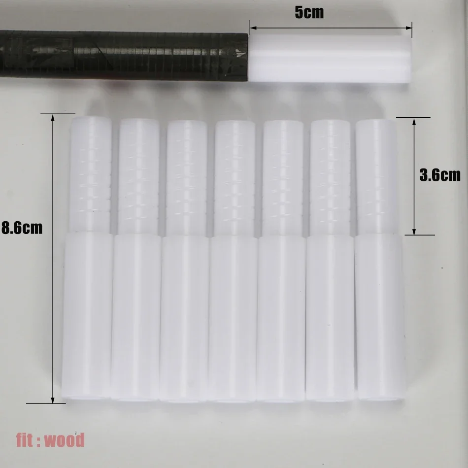 10 Pcs/set Plastic Golf Shaft Golf Clubs Extensions for Carbon and Steel for Wood Shaft OD.12.63mm for Iron Shaft OD.13.6mm