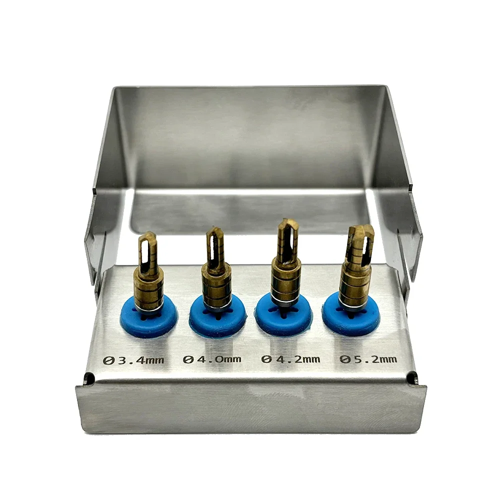 

Dental Bone Collector and Self-Grinding Mill Drill Set for Implant Surgery Bone Grafting with Motor Handpiece Bur Kit