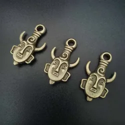 3pcs/lot Alloy Antique Bronze 36x20.5mm Supernatural Charm Pendant Fit Bracelet Necklace DIY Jewelry Making