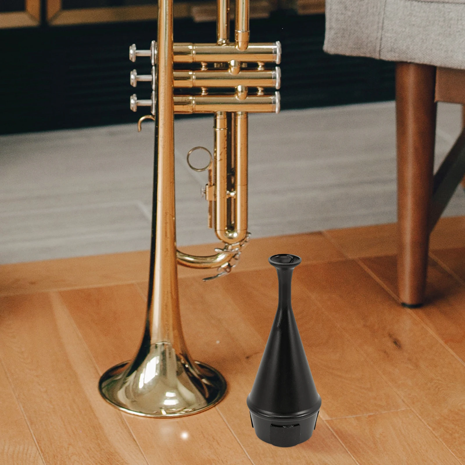 

Mute Trumpet Mouthpiece Straight with Practice for Parts French Horn Accessories Trombone