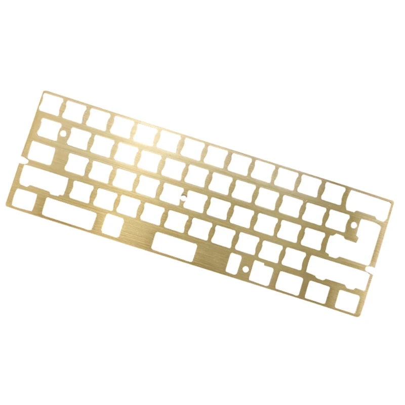 Universal Anodized Brass Plate Positioning Board Plate Support ANSI for GH60 GK61 PCB 60% Keyboard DIY