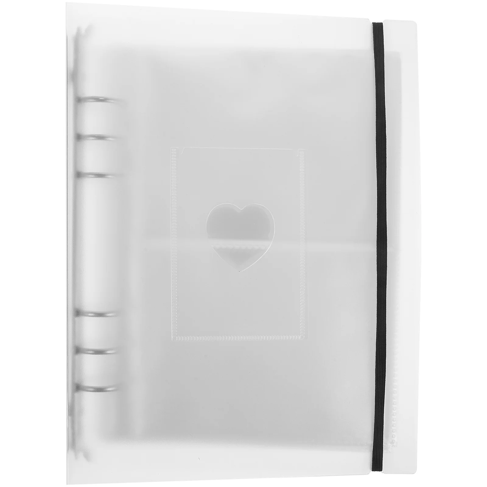 

Transparent A5 Loose Leaf Card Album 25 Pages Photo Booklet Clear Storage Binders Postcard Sleeves Card Holder