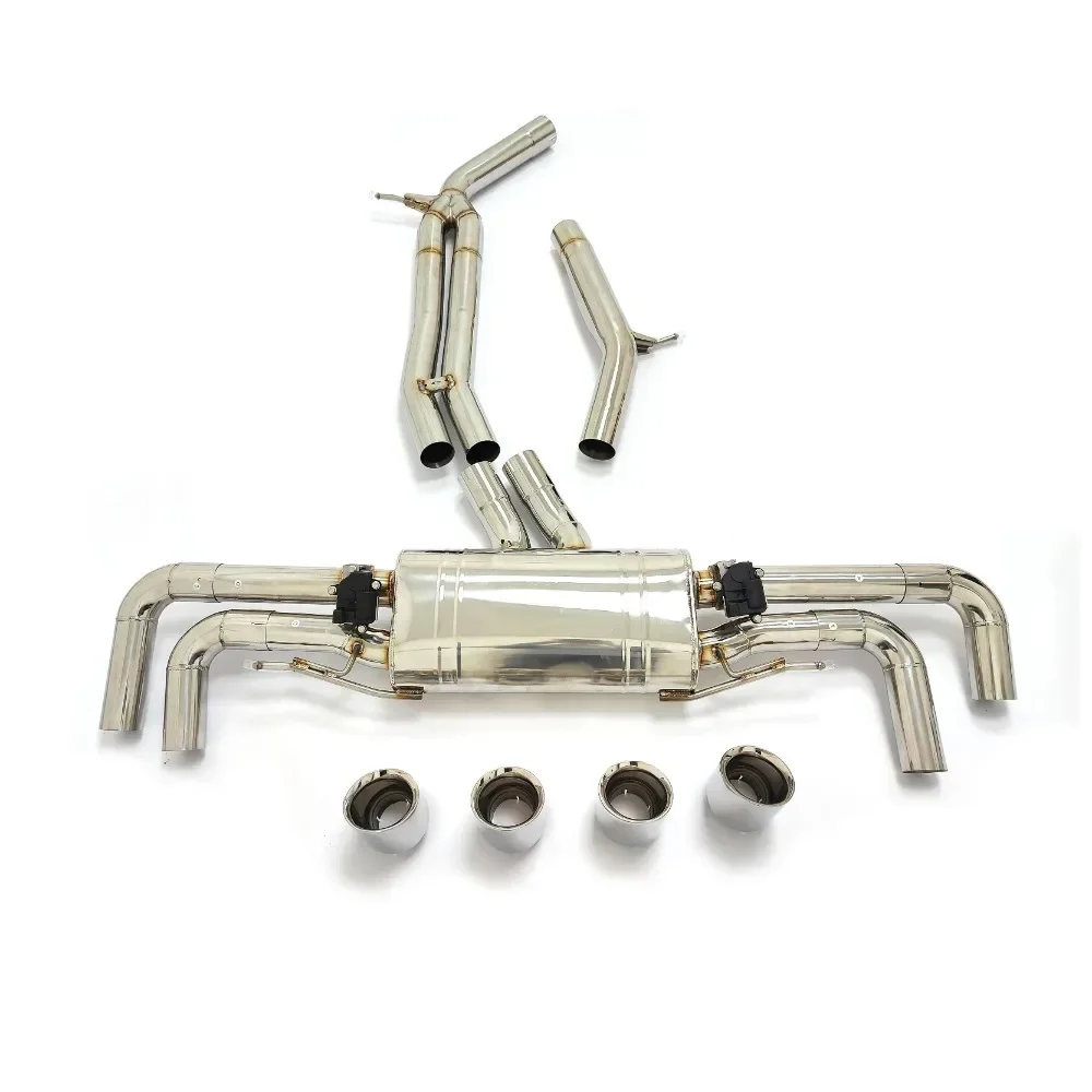 Factory Wholesale CSZ OEM Valvetronic Catback for Porsche Cayenne 3.0T 2018-2020 SS304 With Remote Control Muffler