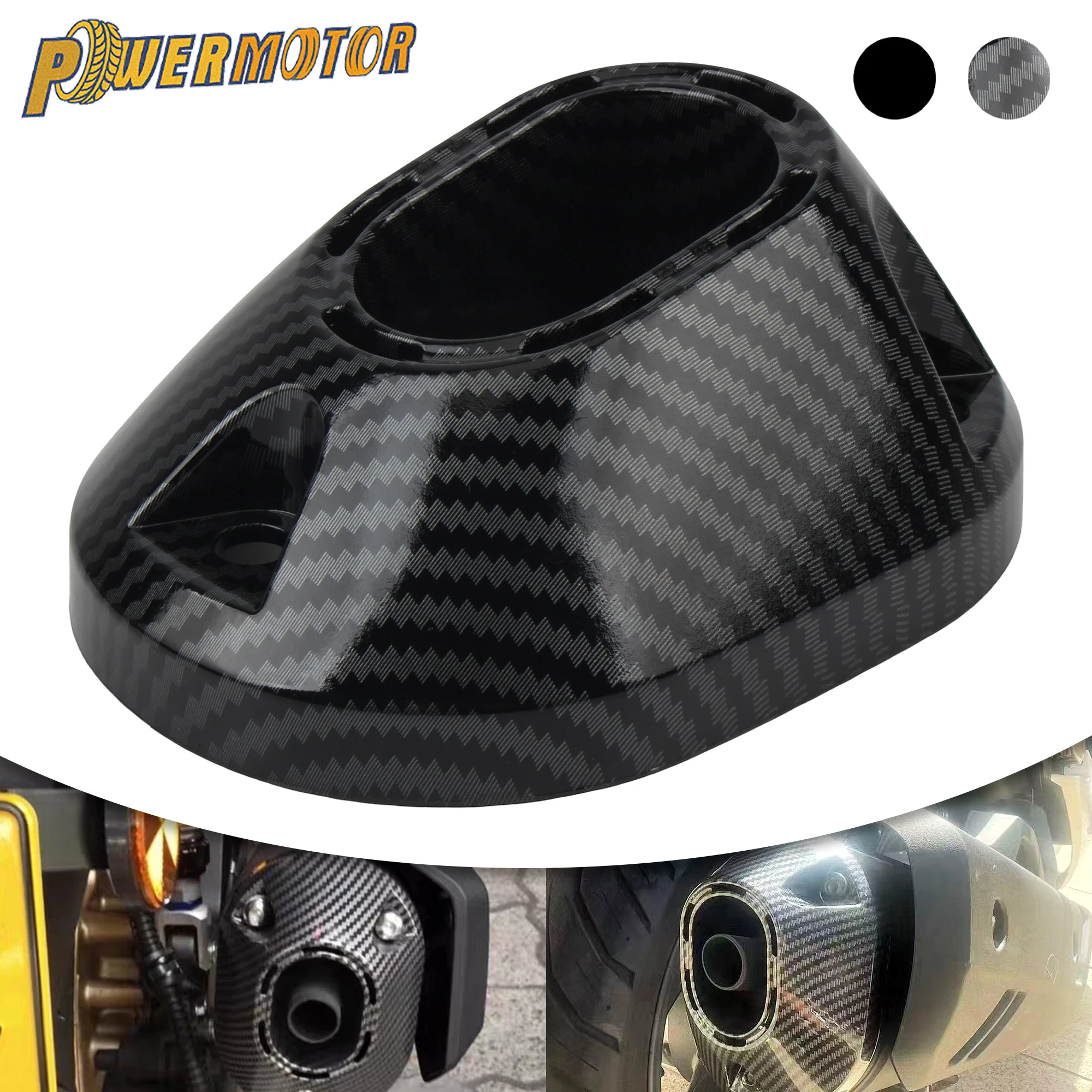 

For Honda Motorcycle Exhaust Pipe Protection Guard Cover Port Protective for pcx160 pcx125 2021-2023 2024 Scooter Modified Parts