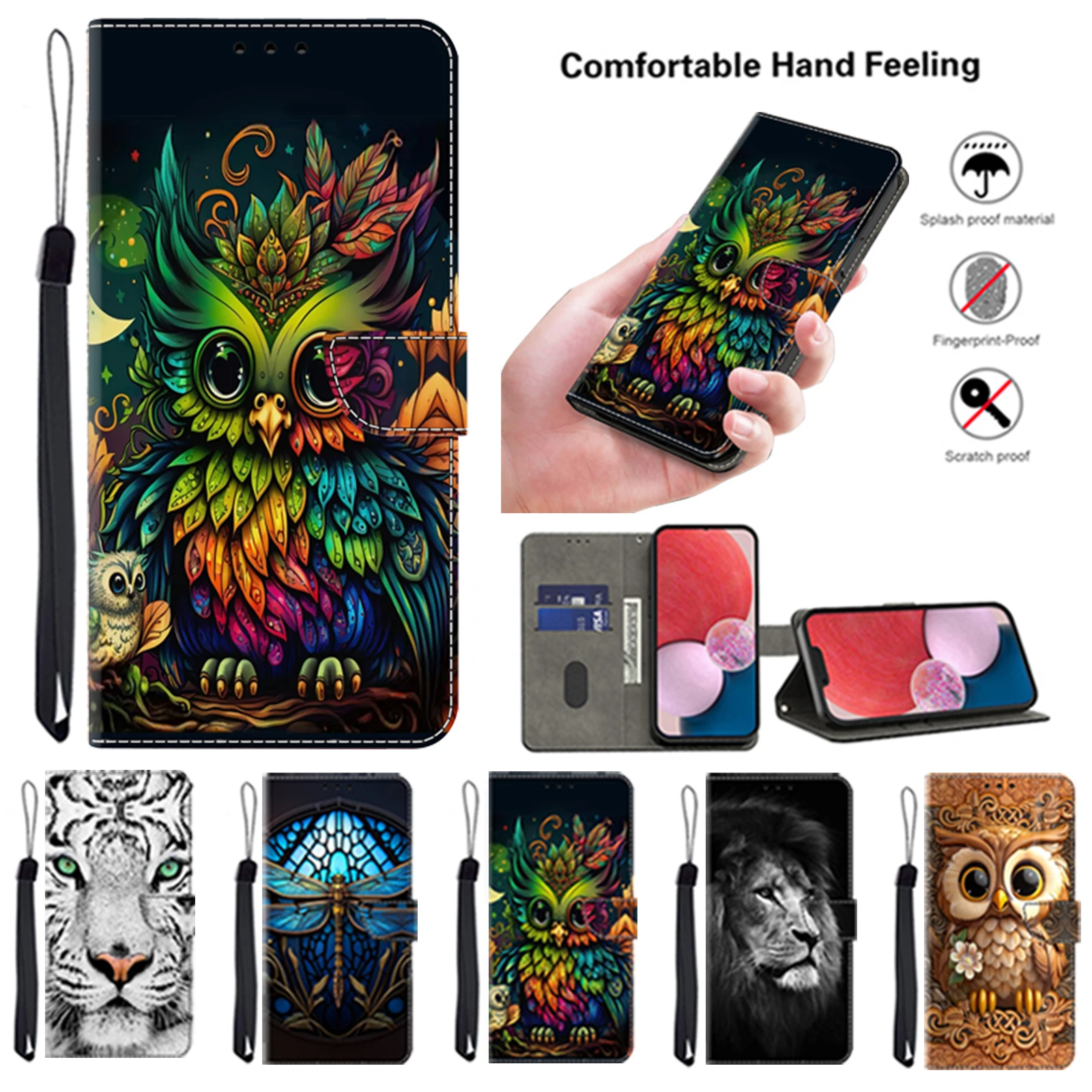 Magnetic Flip Leath…