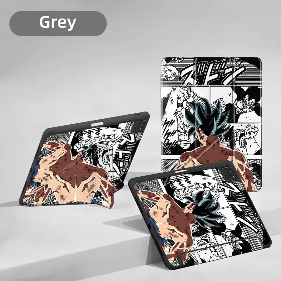 

Чехол-подставка для планшетов iPad Mini 6, 7, Pro 2025, Pro 11-го, 10-го, 9-го, 8-го, 7-го поколений, 12.9 дюймов, Air 4, 5, M3, M2, 1, 2, M4, 11 дюймов, Dragon Ball