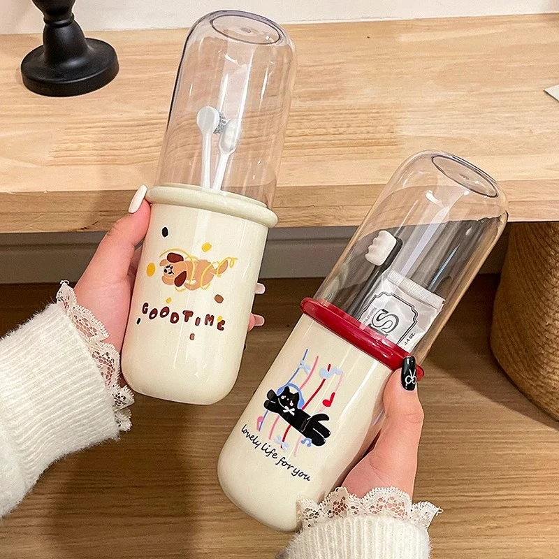 كوب غسول الفم المحمول، كوب غسيل السفر، صندوق تخزين فرشاة الأسنان الكهربائية