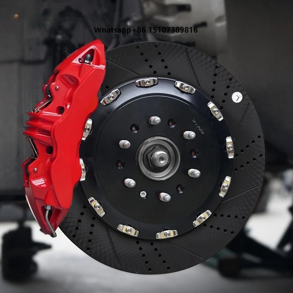 Auto Brake System S60 Plus 6 Piston Caliper R19 R20 R21 Car Wheel Modified Part Front Big Brake Kit for 718 Boxster