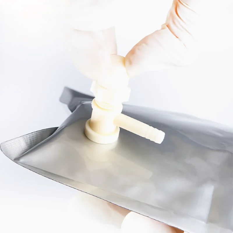 Single and double valve aluminum foil pocket gas odor gas odor sample bag sample bag collection bag 0.1L 0.5L 1L 15L