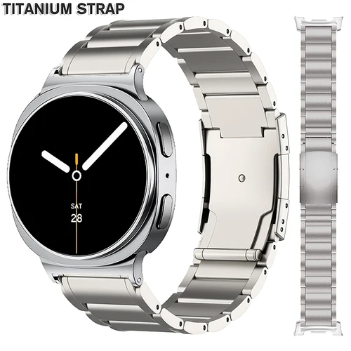 Correa De Titanio De Lujo Para Samsung Galaxy Watch 8/8,