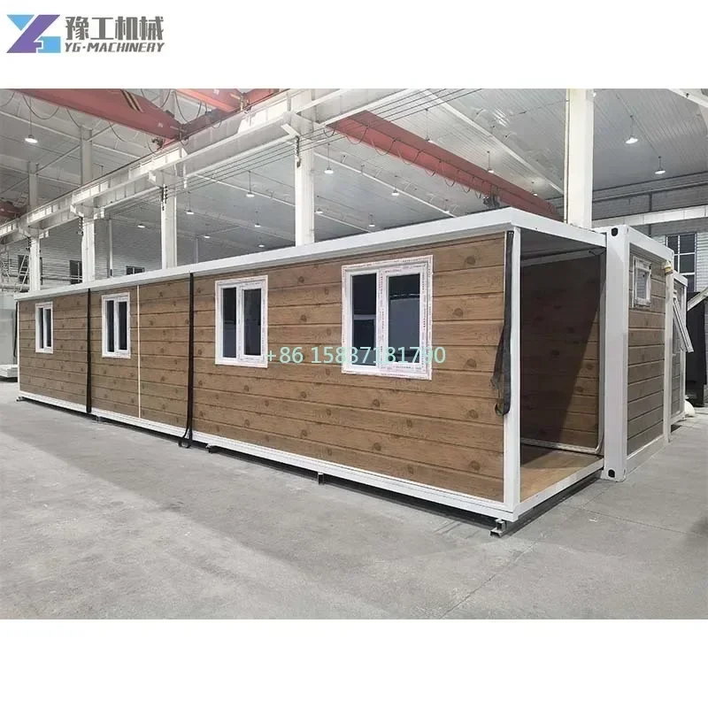 Widely Using Container House 40ft 20ft Movable Prefab Folding House Foldable Expandable Steel Sandwich Panel Tiny Home for Hotel