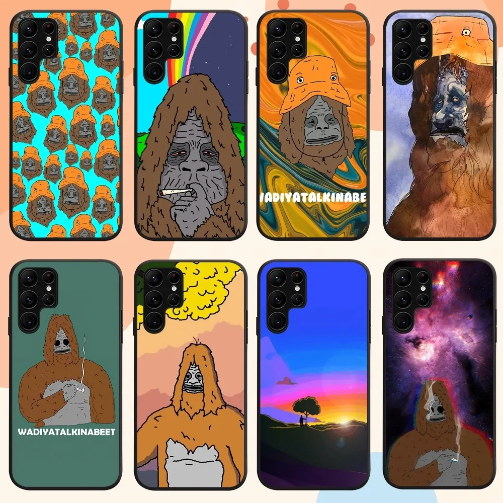 Sassy the Sasquatch Funny Cool Phone Case For Samsung Galaxy S24 S21 10 Plus S22 S23 S30 Note 20 Lite FE Ultra Shell