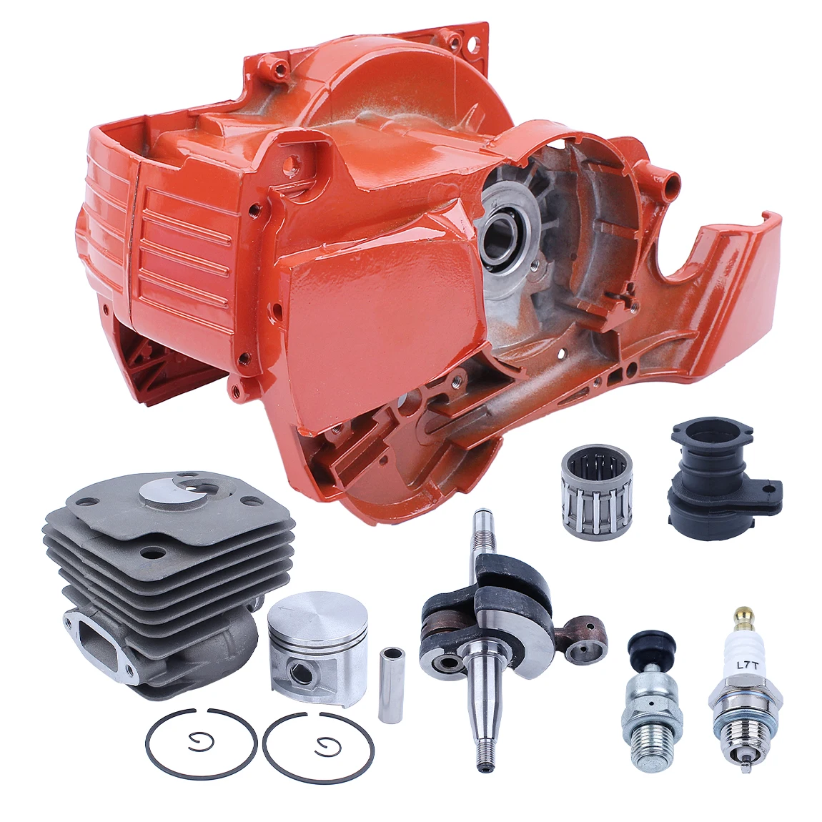 Imagem -04 - Virabrequim Kit 50 mm Cilindro para Husqvarna 362 365 371 372 Motosserra Anéis de Pistão Rolamento Agulha Spark Plug Peças