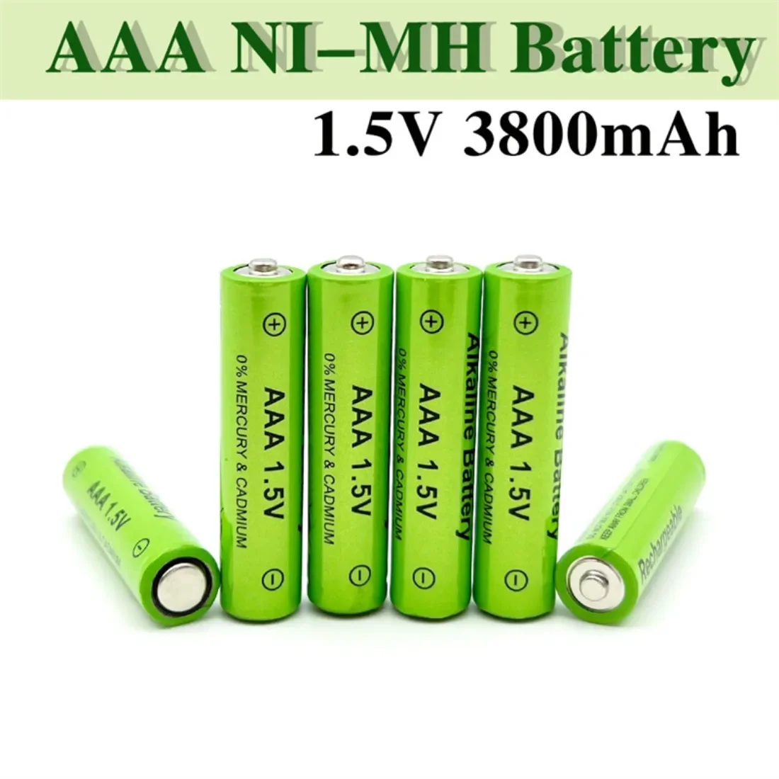 

1.5V AAA Battery 3800mAh Rechargeable Battery NI-MH 1.5 V AAA Battery for Clocks Mice Computers Toys So on