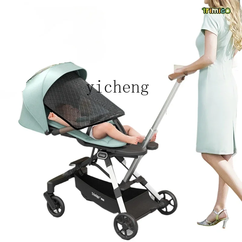 

Tqh Baby Stroller Can Sit and Lie Walk the Children Fantstic Product Children Lightweight Folding Cart Baby Baby Walking Car