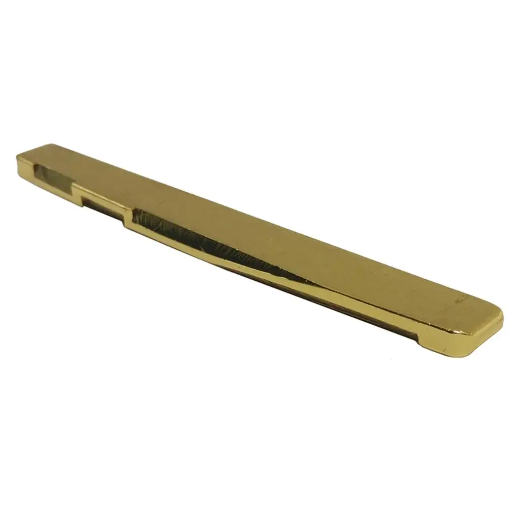 Acoustic Guitar Upgrade Kit Brass Bridge Pegs Slotted Saddle and Nut Replacement for 6 String Folk Players