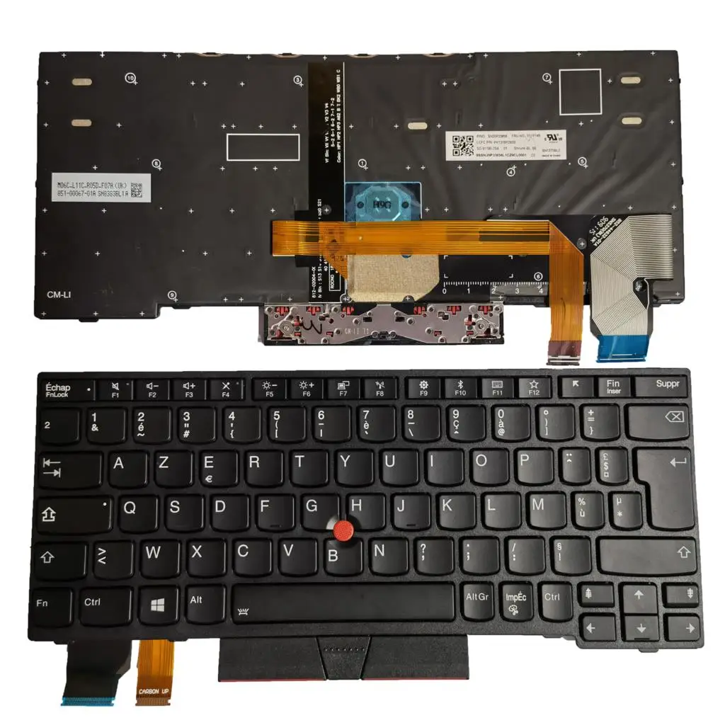 Новинка для Lenovo Thinkpad X280 A285 X395 X390, клавиатура с подсветкой, французский клавир