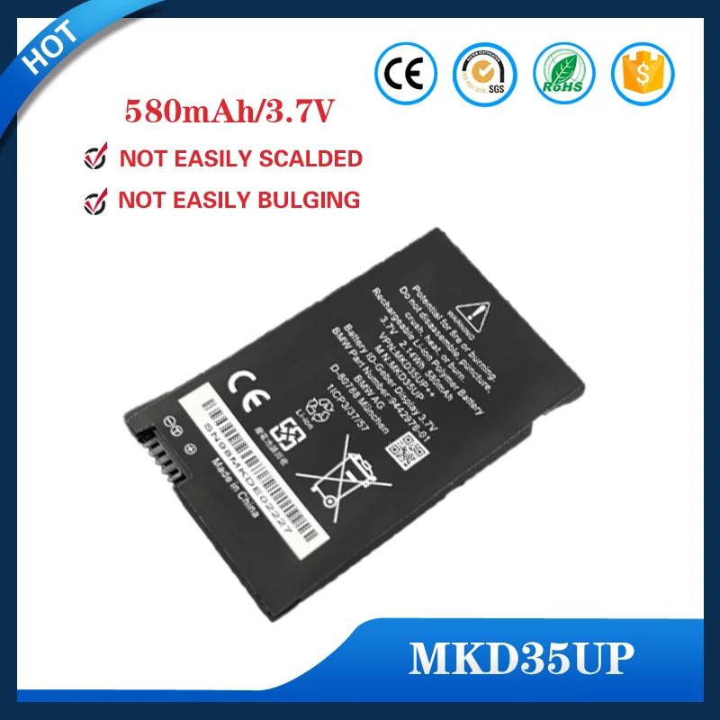 

580mAh 3.7V MKD35UP Battery Replacement 3.7V For BMW GT57 i8 GT 5 6 7 X3 X4 X5 X6 530le 530li 730 740 745 9442976-01 1ICP3/