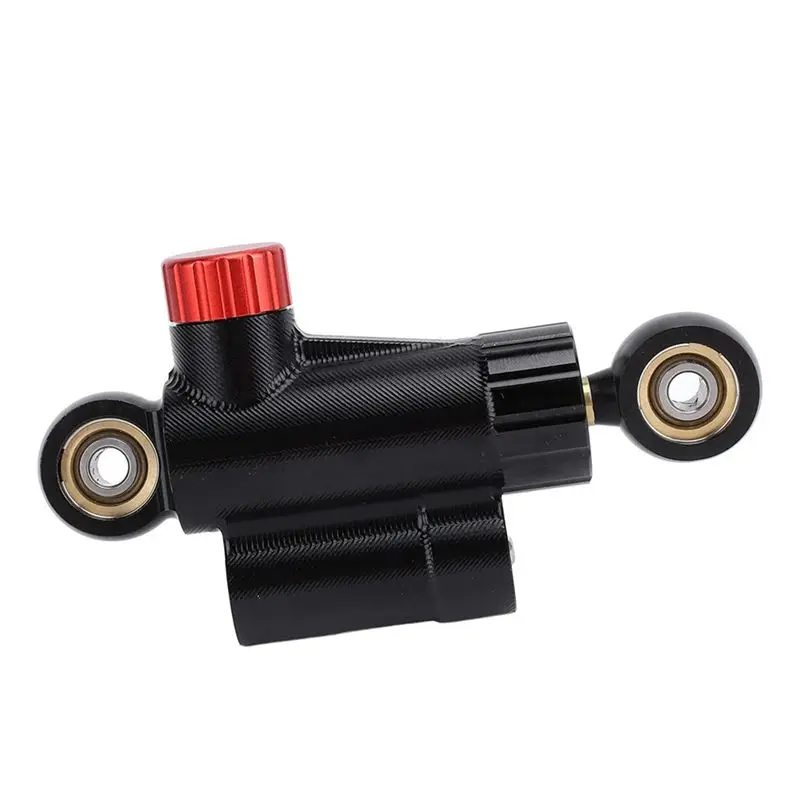 Firmly 2X Motorcycle Steering Damper Stabilizer Aluminum Alloy Safe Control Stabilizer For Motorbikes Accessories Black