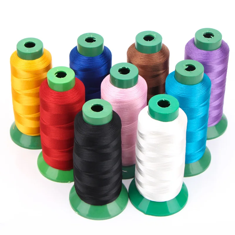 High-strength sewing machine thread with elasticity for curtains clothing sofa cushions leather bright silk sewing thread