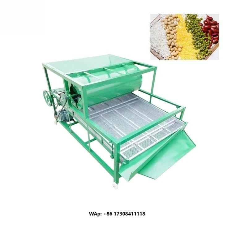 Vibration Impurity Removal Screening Machine for Wheat Seeds Small Air Screen Grain Seed Cleaner