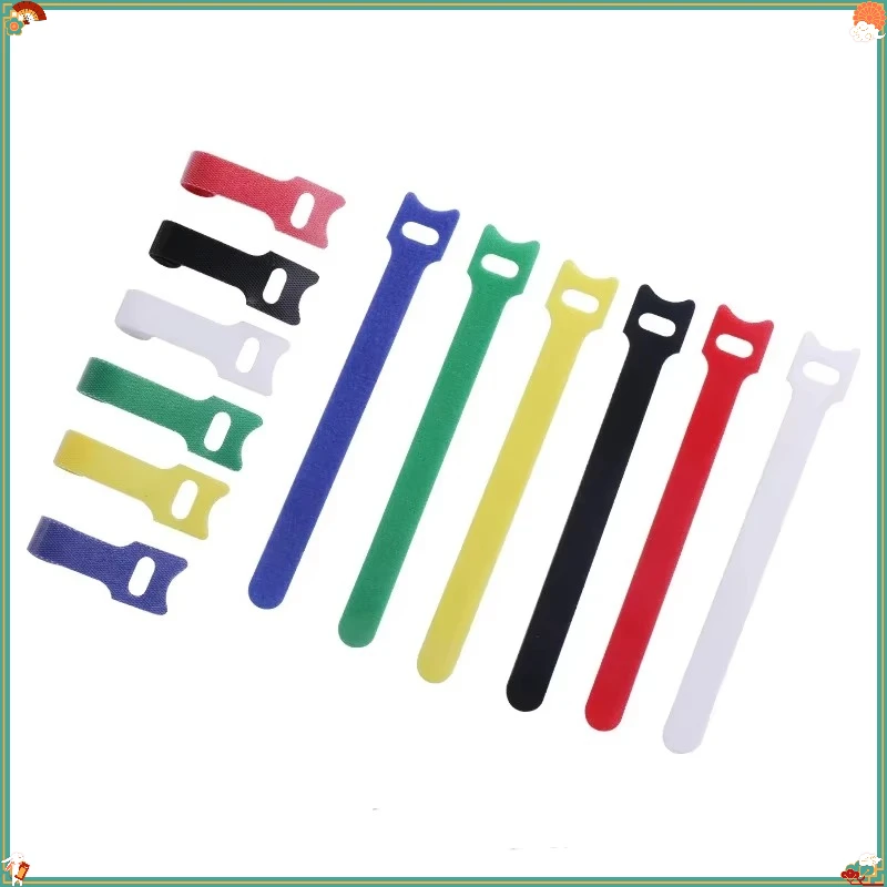 Reusable Hook and Loop Cable Ties Fastening Straps Multi-Purpose Wire Organizers for Computer/TV/Electronic Devices