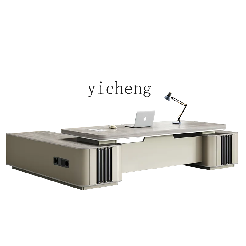 

ZC light luxury boss desk, simple modern manager desk and chair combination office furniture desk, large desk