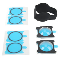 Camera Lens Guards Adhesive Panoramic Lens Protective Mirror Screen Covers Set for Insta360 ONE R RS Action Camera Accessories