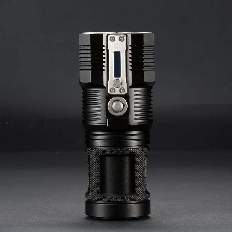 TM28 6000 Lumens Search Monster Flashlight 18650 Battery