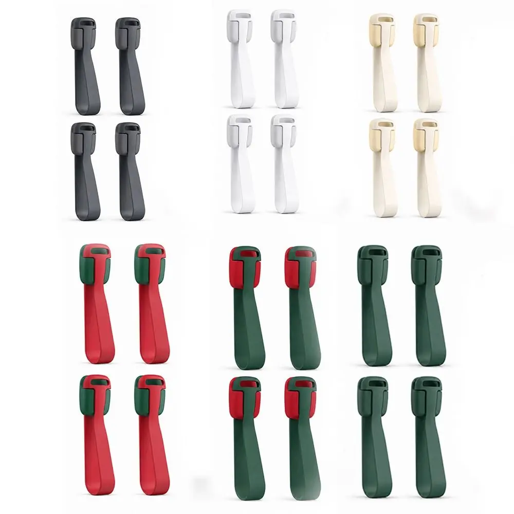 4pcs Reusable Christmas Storage Tie Self Adhesive Silicone Cord Organizer Cable Routing Cord Sorting Stocking Display Ties