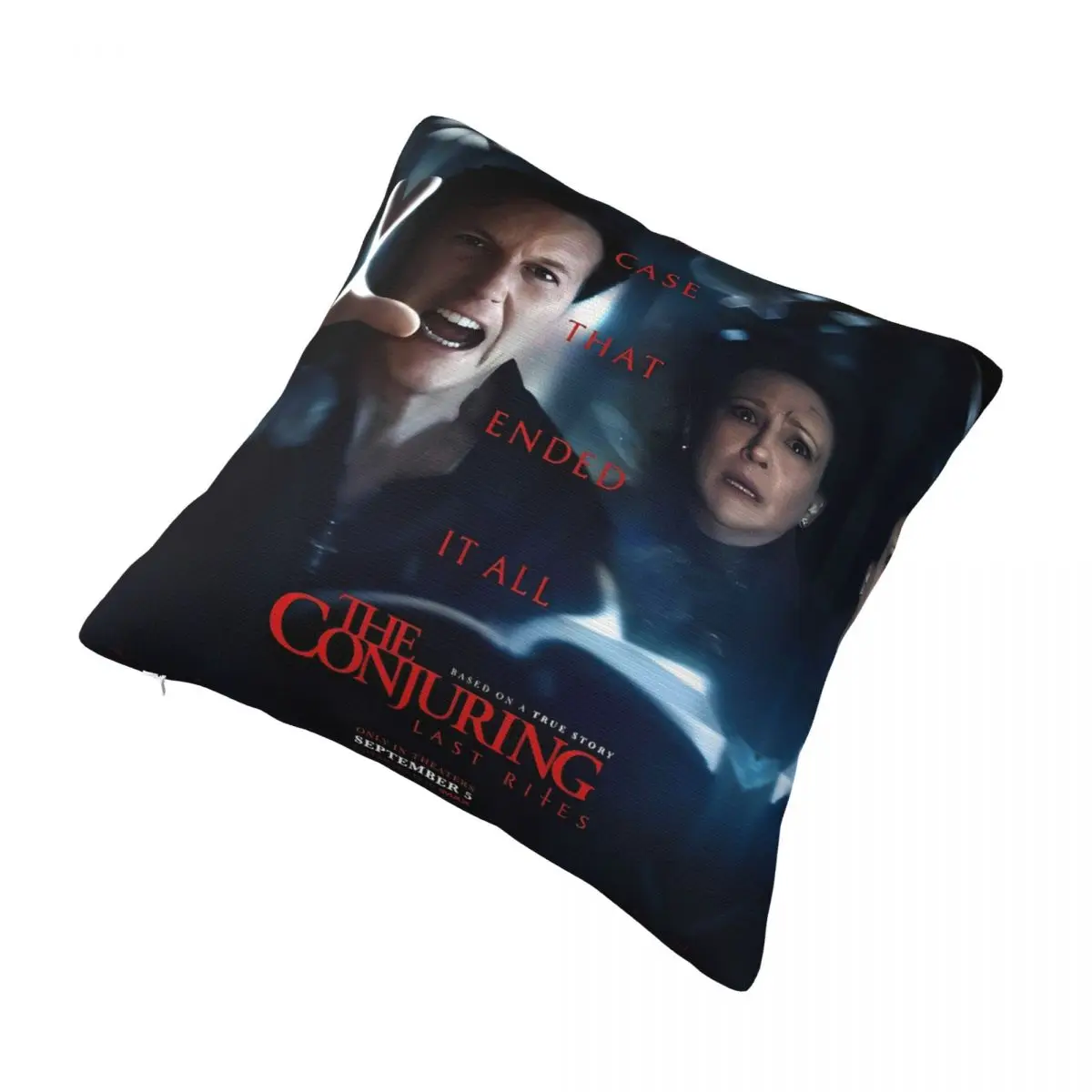 غطاء وسادة The Conjuring Last Rites تصميم غطاء الوسادة كيس وسادة عتيق لكرسي أريكة ديكور المنزل سادات