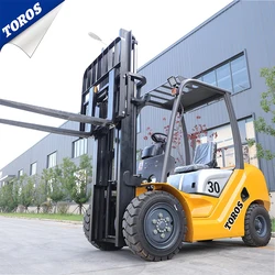 Carretilla elevadora diésel todoterreno de alta eficiencia personalizada, carretilla elevadora rugosa de 3,5 toneladas, Construcción automática para exteriores, venta al por mayor