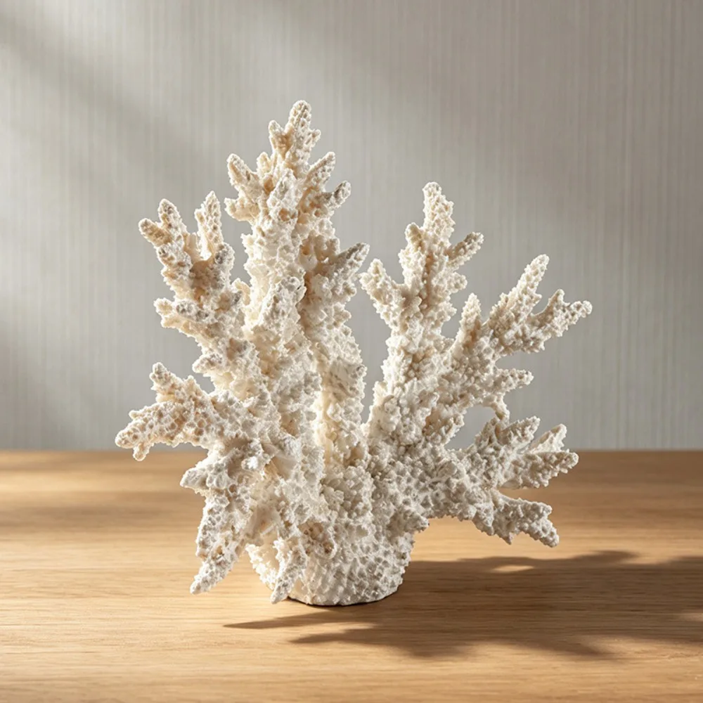 Art Simulation Coral Ornaments Exhibition Hall Office Living Room Porch Wine Cabinet Home Accessories Desktop Furnishings