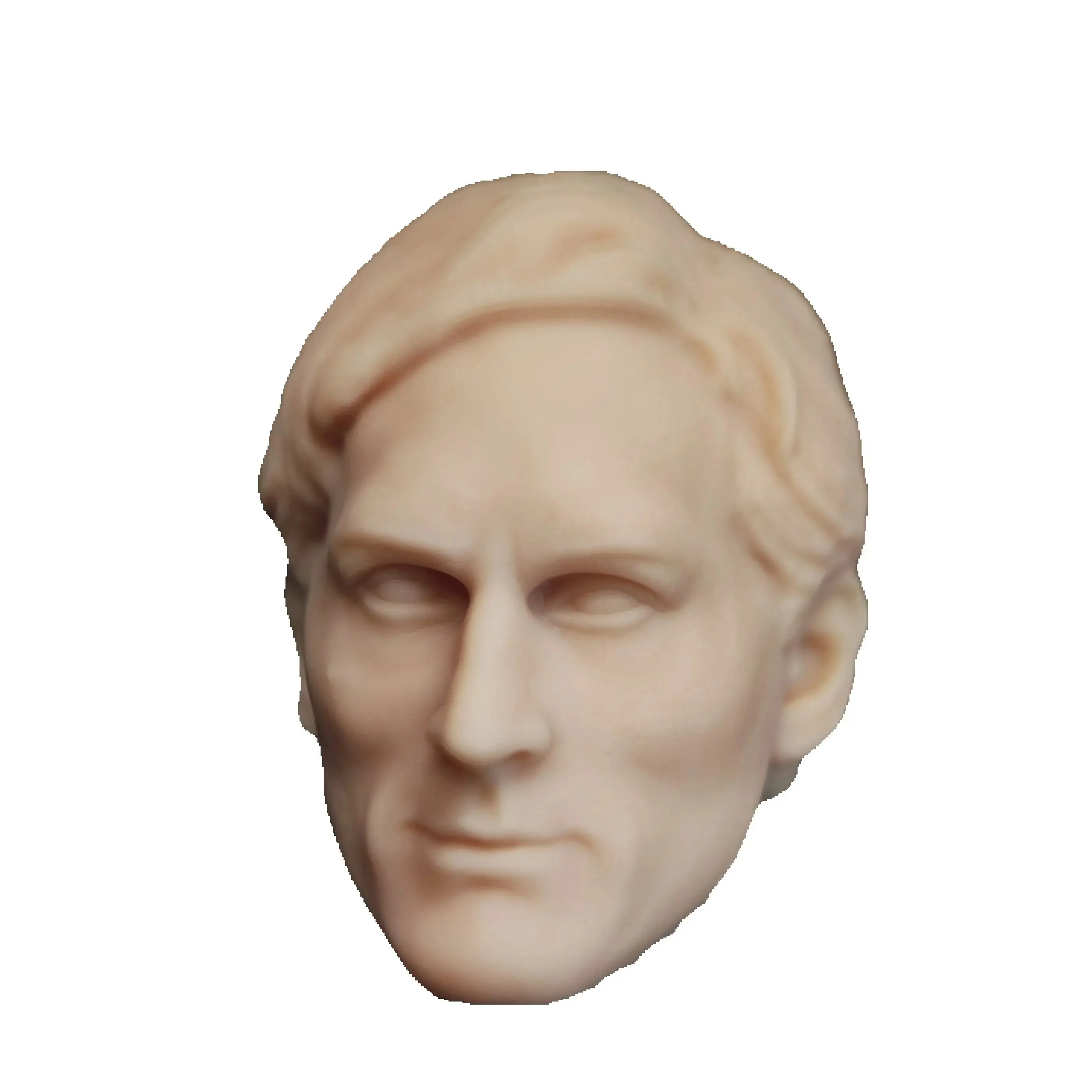 

HL1919 DIY Customized 1/18 1/12 1/10 Robert D N Unpainted Head Sculpt for 3.75" 6" 7" Figure SHF ML Mafex Mez NECA Mcf