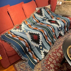 Nordic Leisure Throw Blanket for Bed Sofa Cover Indian Sofa Towel Picnic Travel Mat Bedspread Bohemian Tapestry New Years Gifts