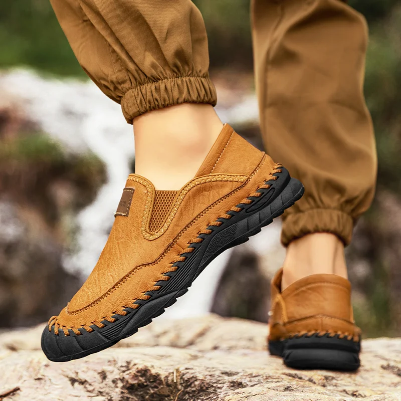 

Handmade men's shoes Classic Gentleman Comfort Style Business Office Leisure Party Comfortable adult travel shoes 38-48 hot