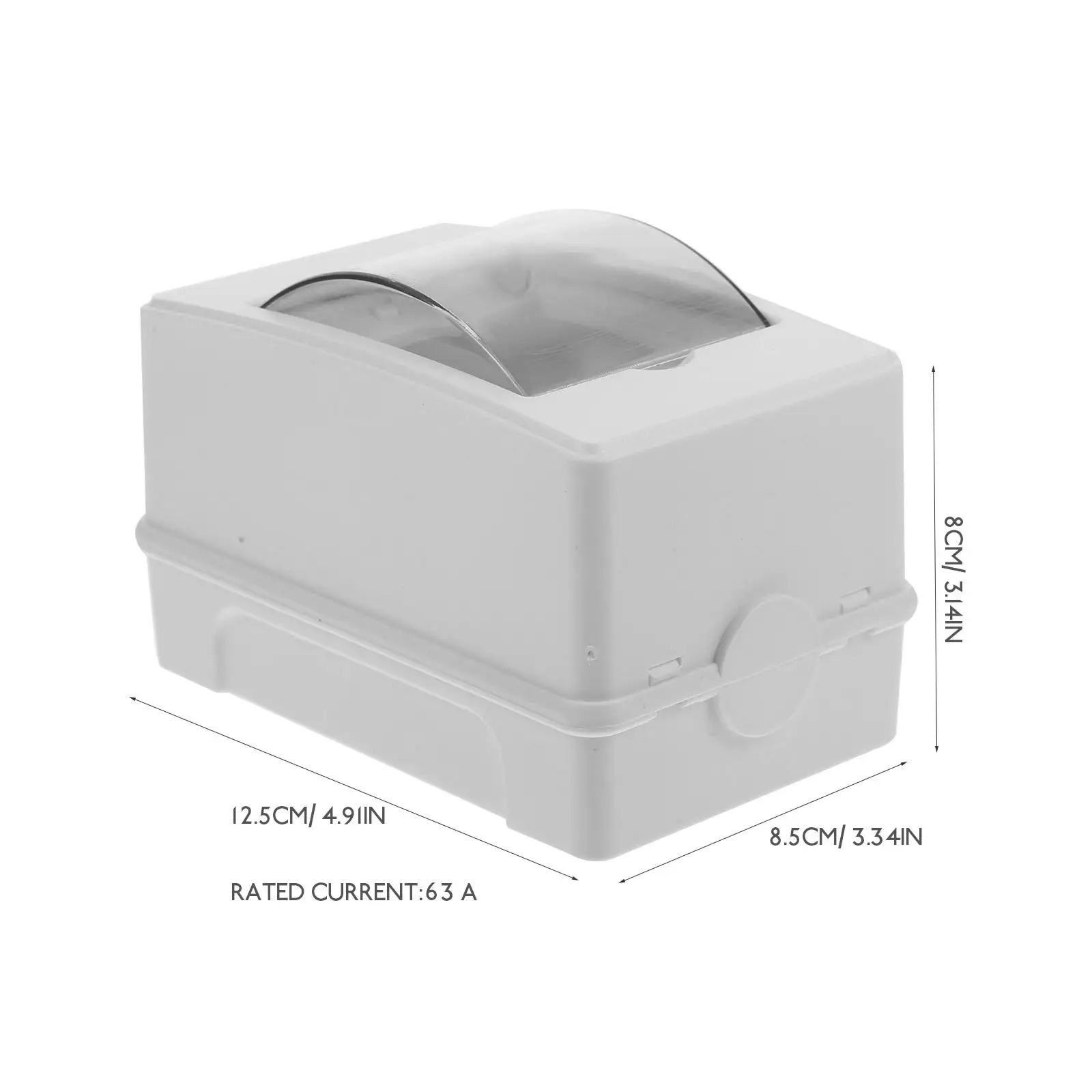 Distribution Protection Box IP65 Waterproof Electric Box 2-3 Way Circuit Breaker Junction Case Weatherproof Boxes Consumer Unit