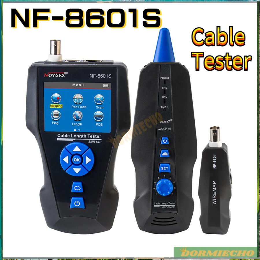 New product Multifunction NF-8601S TDR With PoE/PING/Port Length Network Cable Tester Tracker Diagnose Detector Voltage Wiremap