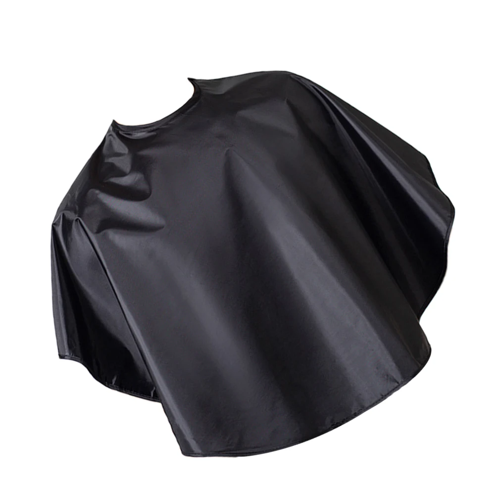

Waterproof Hair Cutting Cape Apron Black Stylist Clients Salon Smock Dye Perm Barber Unisex Adjustable Lightweight Durability