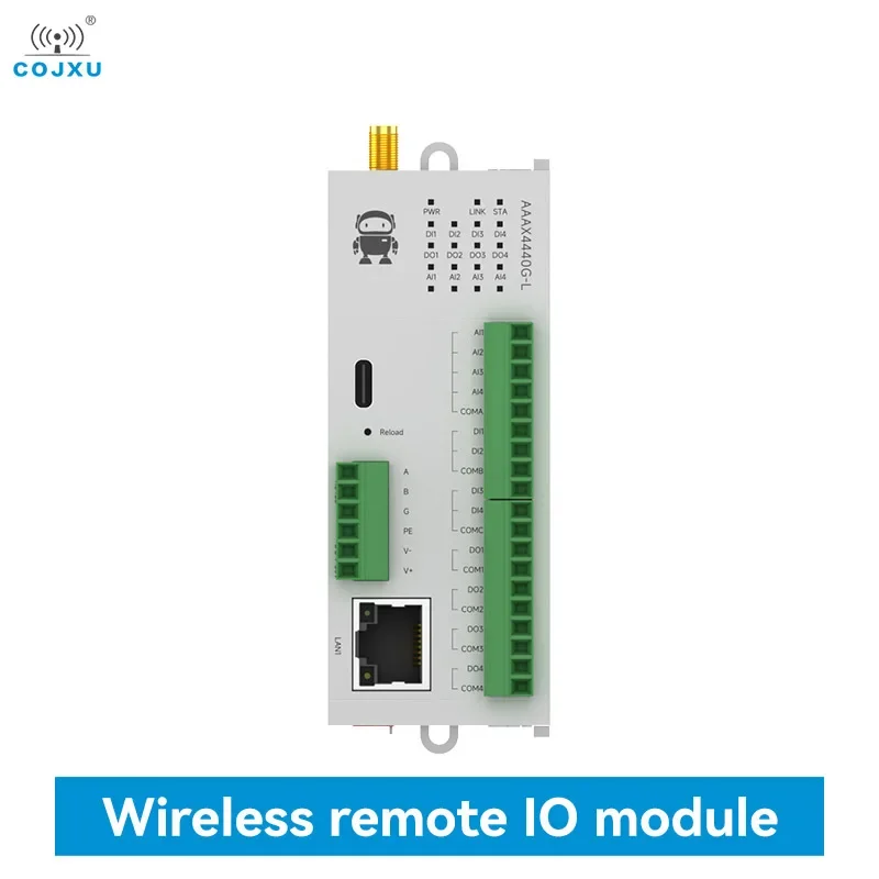 Lora 8AO RJ45/RS485 interruptor analógico adquisición módulo IO remoto distribuido COJXU M31-XXXA0008G-L módulo Host PNP DC9 ~ 36V