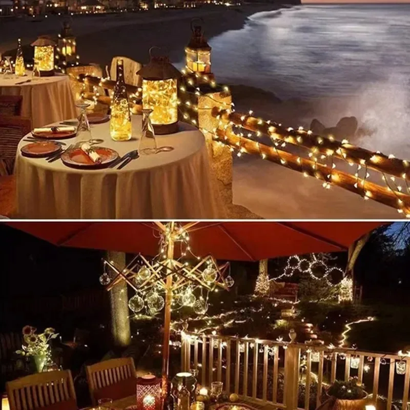 Solar LED Light 7m/22m Outdoor Garden Waterproof Fairy Garland String Lights Christmas Holiday Party Decoration Solar Lamp IP65 image 2