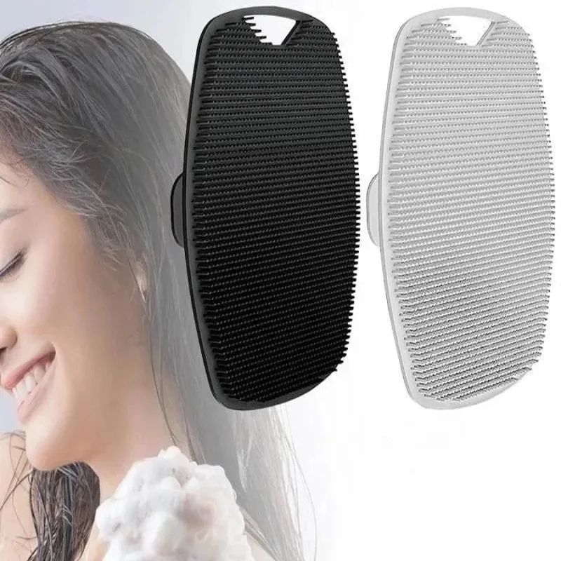 1/2 soft silicone body cleaning brush, convenient and practical for couples, easy to clean, pamper yourself with silicone shower image 5