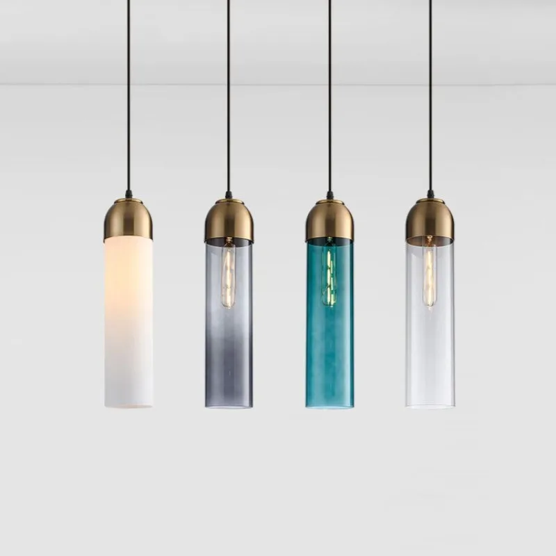 

Nordic Minimalist Creative Bedroom Bedside Glass Pendant Lights Cafe Restaurant Bar Study Living Room Sofa Decorative Lighting