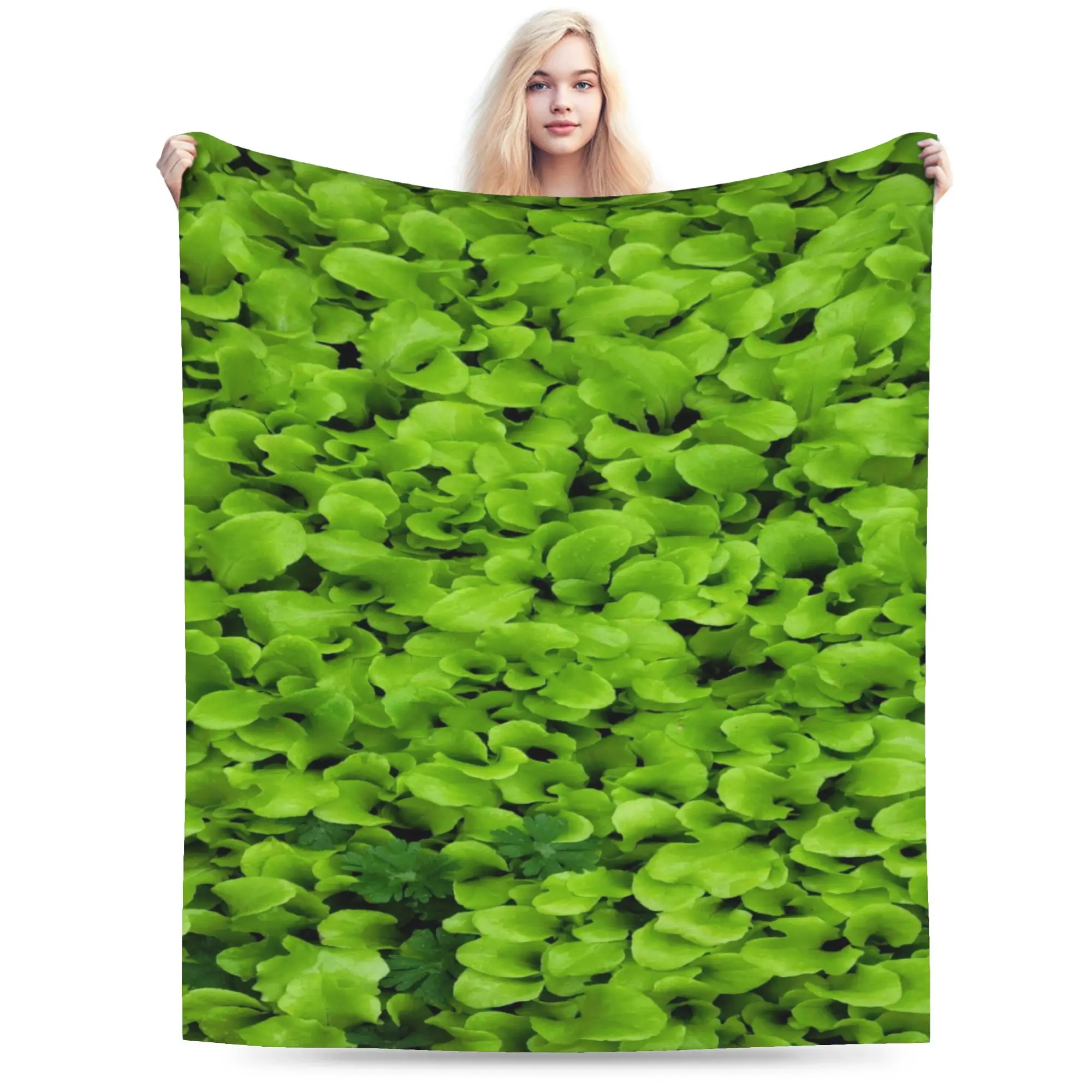 Relax Cabbage  Blanket Accessories Bed Decorative  Throws And Blankets Lightweight Thin Fleece for Office