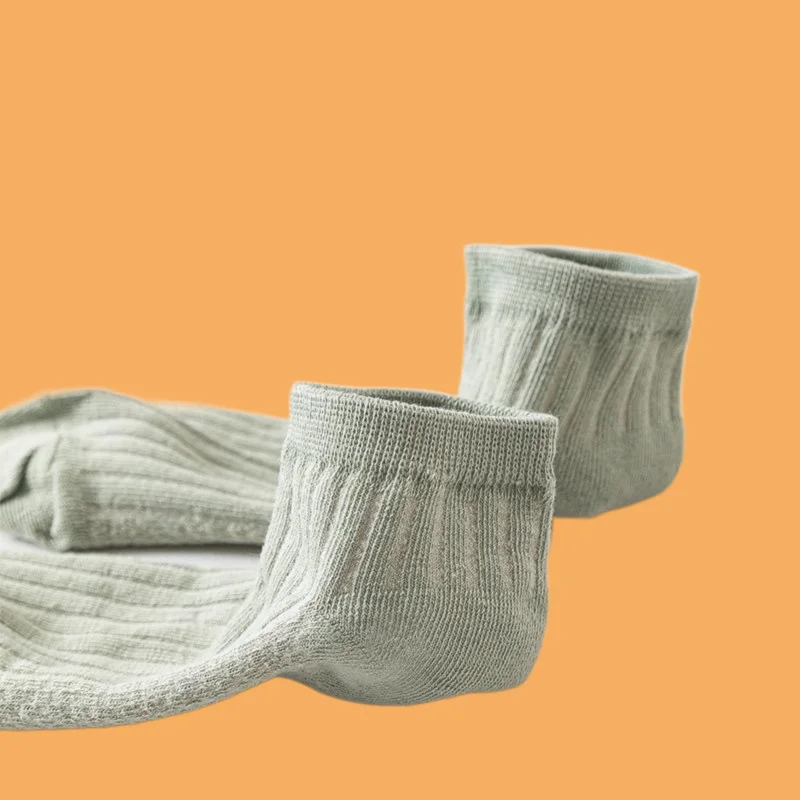 Chaussettes courtes décontractées pour hommes, chaussettes de bateau en maille, chaussettes de sport à bouche peu profonde, chaussettes basses en coton respirant, document solide, 5/10 paires