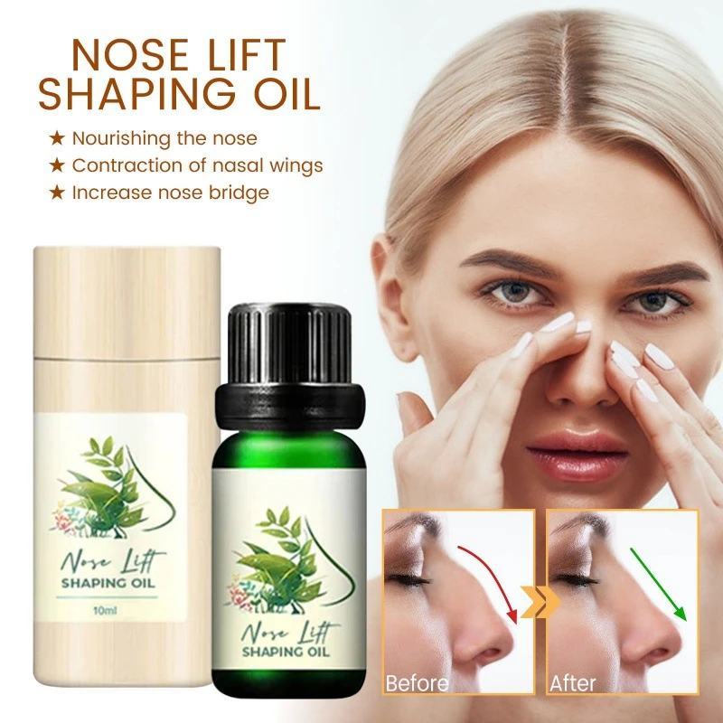 

10 Nasal Shaping Oil Moisturizing Facial Nasal Essential Oil Firming Straightening Nose Mountain Root Massage essence