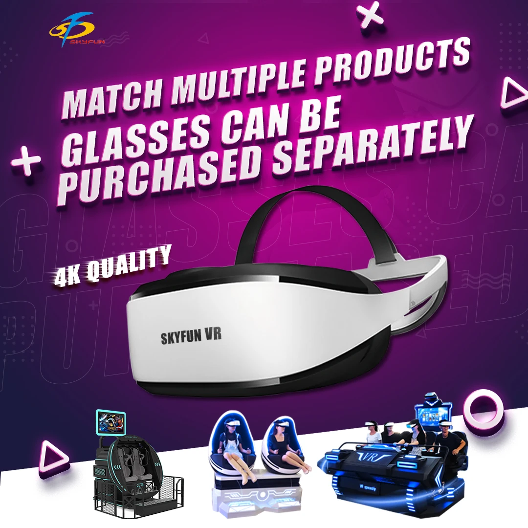 9D Virtual Reality VR Glasses Adjustable Soft Hard Strap Immersive Gaming Headset