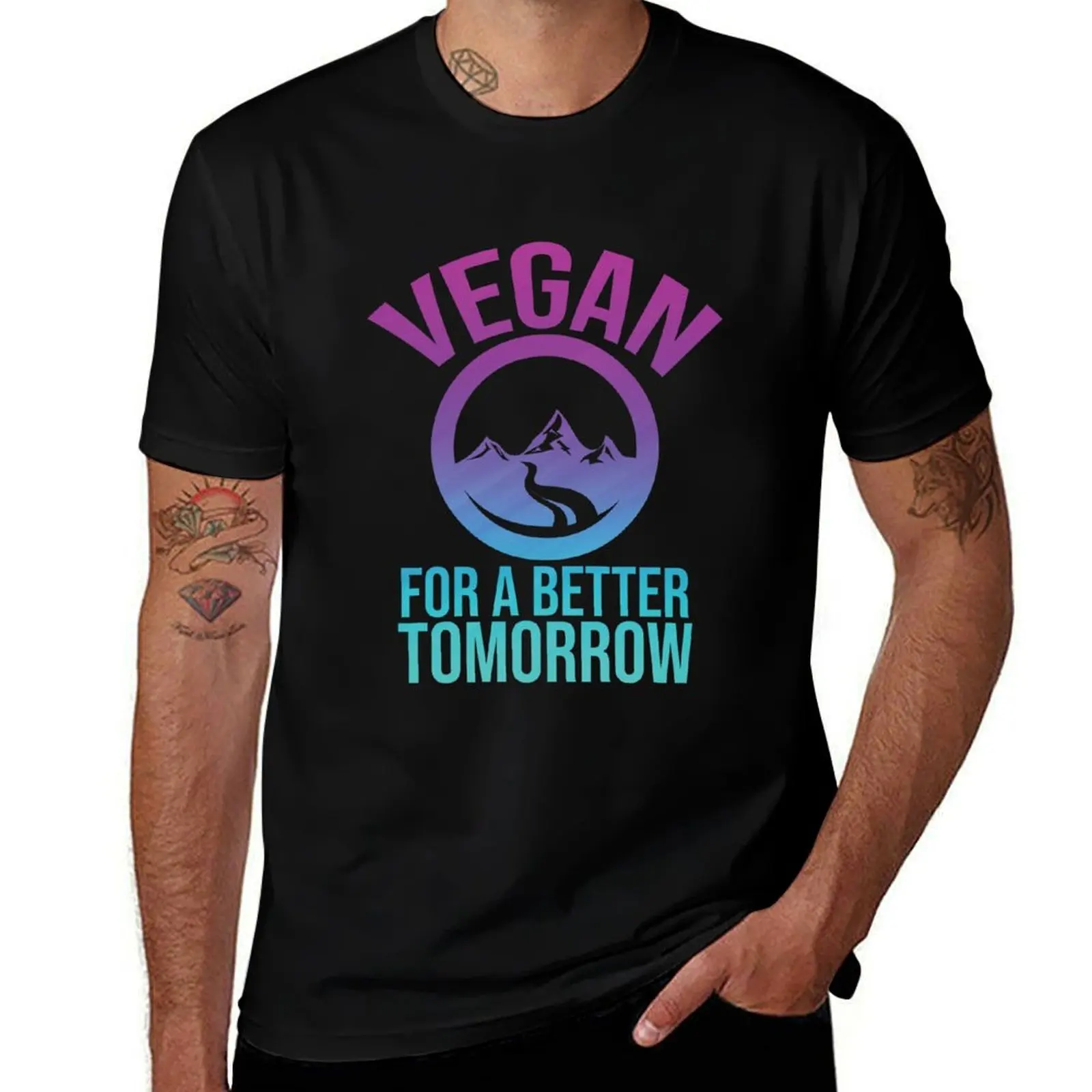 

Vegan for a better tomorrow! T-Shirt anime tshirt mens graphic t shirts T-Shirt