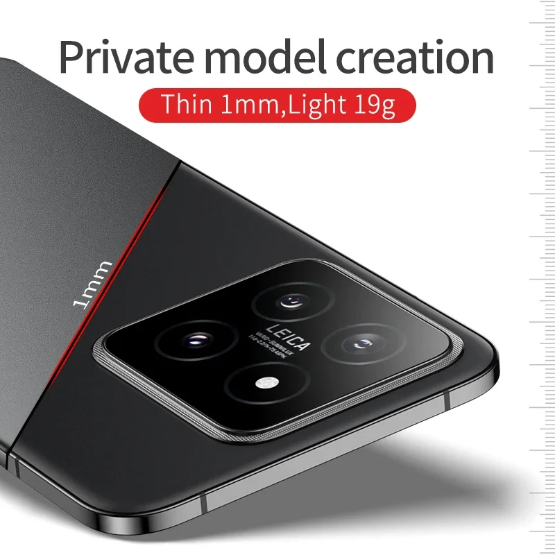 Etui na Xiaomi Mi 14 Shockproof Covers Hard PC Ultra Slim Matte Cover dla Xiaomi Mi13 Mi 13 14 13T Pro Lite 5G Etui na telefon — zdjęcie 4