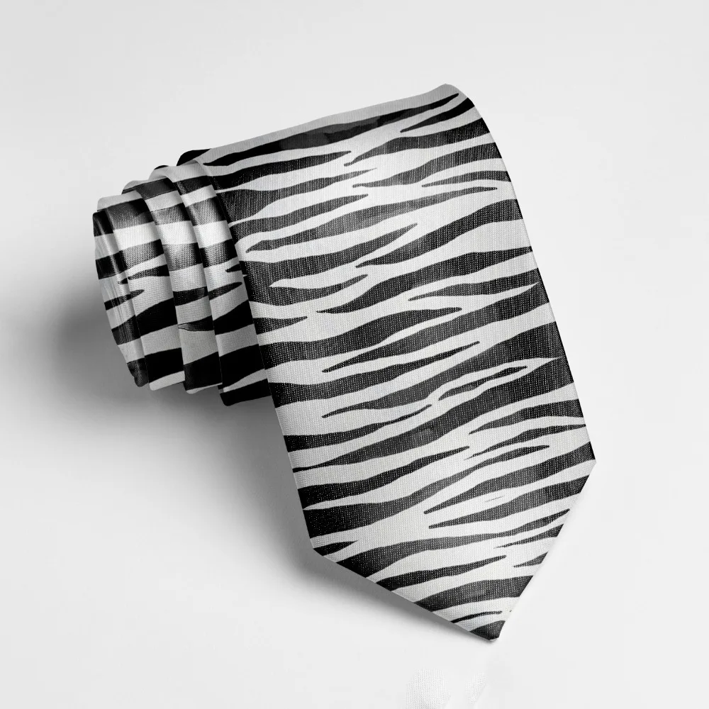 

Creative 8cm Leopard Print Tie Adjustable Soft Snakeskin Print Tie Narrow Hand Tied Men Necktie Unisex